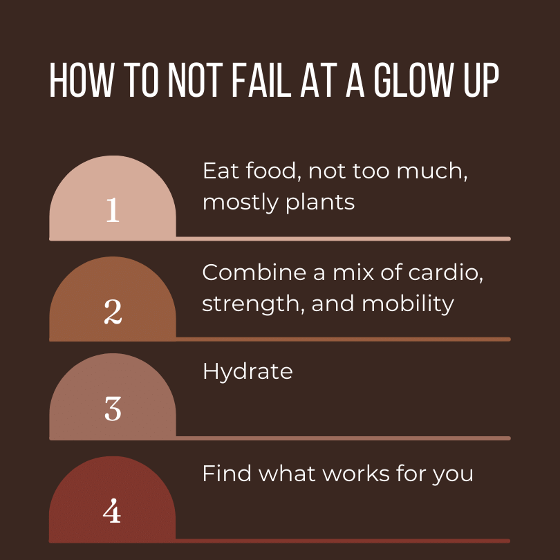 how to not fail at a glow up