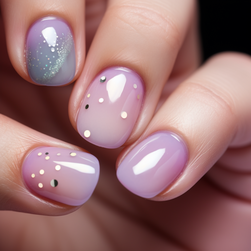 round shaped nails