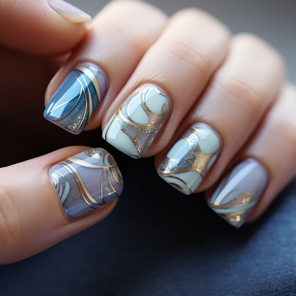 square shaped nails